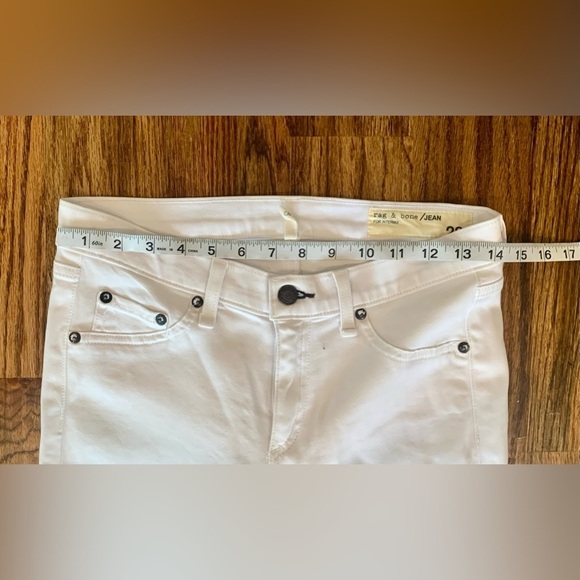 Rag & Bone capri skinny jeans, stretchy, white, size 28, NWOT - Picture 5 of 8